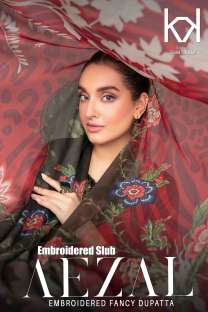 AEZAL SEMI-STITCHED FANCY VISCOSE BY TAWAKKAL